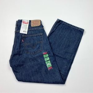 NEW! Boy’s Levi’s 550 Relaxed Fit Straight Leg Denim Blue Jeans Size 10H 30x26